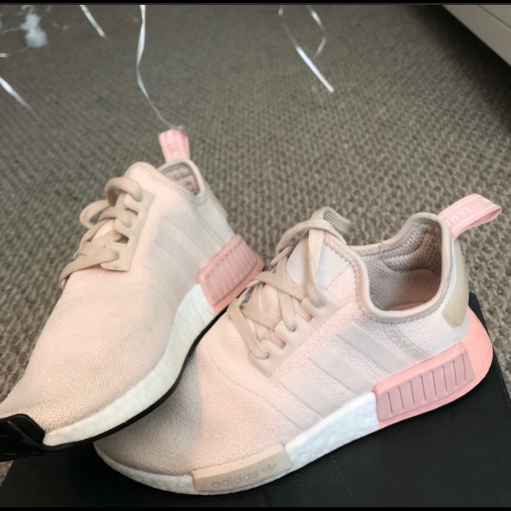 Blush Pink Adidas NMDs